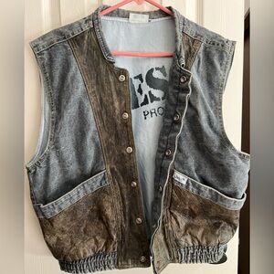 VINTAGE Guess Jean Vest